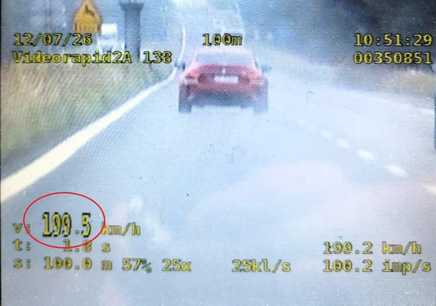 Pędził BMW niemal 200 km/h na drodze S1 pod Tychami