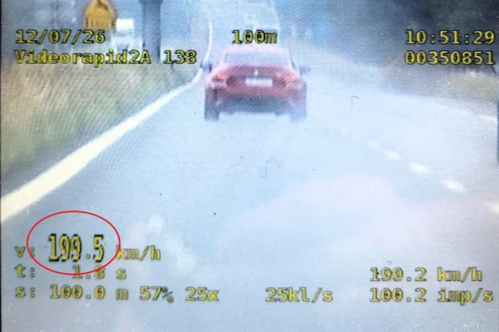 Pędził BMW niemal 200 km/h na drodze S1 pod Tychami