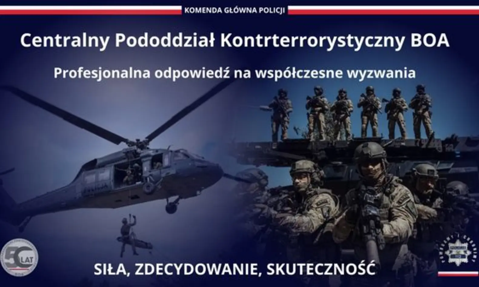 50-lecie istnienia BOA: historia elitarnej formacji policyjnej