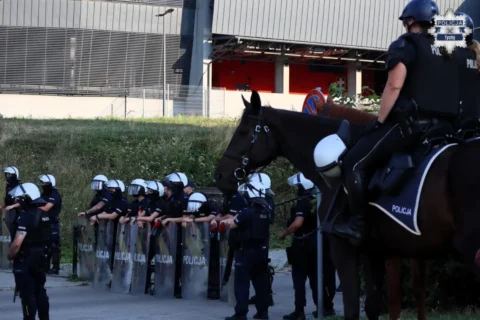Spokojny przebieg meczu GKS Tychy z Zagłębiem Sosnowiec