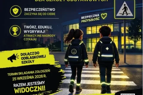 Odblaskowa szkoła 2026: konkurs bezpieczeństwa w ruchu drogowym