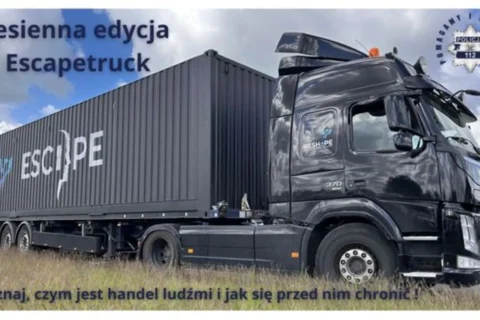 Escapetruck w Tychach: lekcja o handlu ludźmi